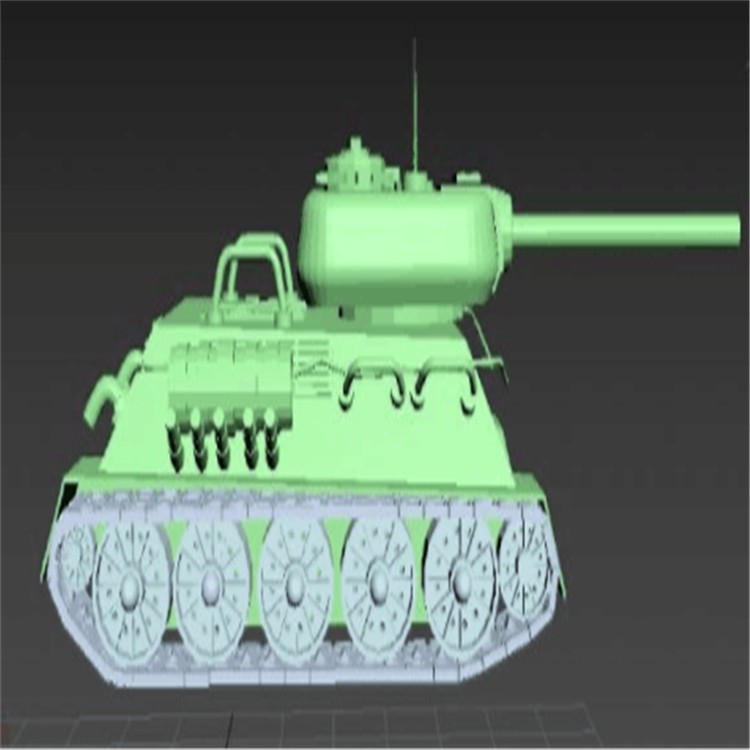 磁县充气军用坦克模型